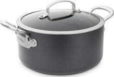 Greenpan Barcelona CC001522-001 Cam Kapaklı Granit 18 cm Derin Tencere