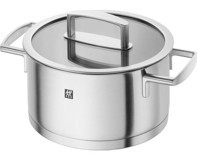 Zwilling Vitality Cam Kapaklı Paslanmaz Çelik 20 cm Derin Tencere