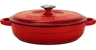 Lava New Heritage Döküm 28 cm Basık Tencere Altın