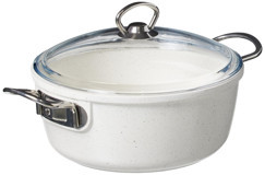 Taç TAC-3481 Cam Kapaklı Granit 22 cm Derin Tencere