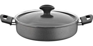 Papilla Fred Cam Kapaklı Granit 24 cm Karnıyarık Tencere