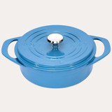 Pot Art Döküm 26 cm Derin Tencere Mavi