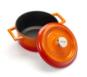 Lava Trendy Döküm 16 cm Derin Tencere Turuncu