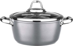 Leggno MST2828DT24GR Master Daily Cam Kapaklı Döküm 24 cm Derin Tencere