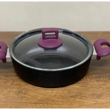 Esse Cam Kapaklı Granit 22 cm Karnıyarık Tencere