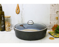 Evita Bio Granit 36 cm Basık Tencere