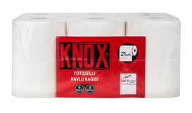 Knox Hareketli 2 Katlı 6'lı Rulo Kağıt Havlu