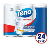 Teno Avantaj Paket 2 Katlı 6'lı Rulo Kağıt Havlu