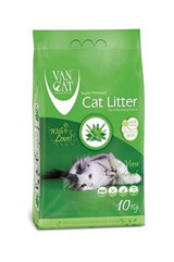 Vancat Aloe Vera Kokulu Topaklanan İnce Taneli Bentonit Kedi Kumu 2x10 kg