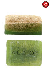Albiox El Yapımı Aloe Vera-Kabak Lifli Katı Sabun 2x130 gr
