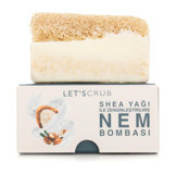Let'Scrub Doğal Kabak Lifli Kabak Lifli-Keçi Sütlü-Shea Yağı Katı Sabun 130 gr