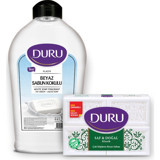 Duru Doğal Beyaz Katı Sabun-Klasik Katı Sabun 4x150 gr