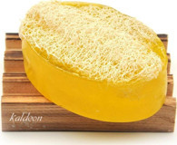 Kaldeon Doğal El Yapımı Kabak Lifli-Limon Çiçeği Katı Sabun 120 gr