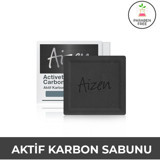 Aizen Aktif Karbon Aktif Karbon Katı Sabun 150 gr