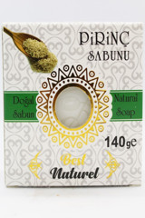 Best Naturel Katı Sabunculuk Doğal Pirinç Katı Sabun 140 gr