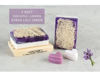 Aktürk Osmanli Katı Sabuni Lavantalı Kabak Lifli Katı Sabun 2x240 gr