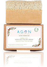 Agon El Yapımı Doğal Kabak Lifli-Kahve Katı Sabun 120 gr