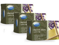 Mecitefendi Organik Lavanta Katı Sabun 3x125 gr