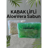 Loyderlena Doğal Kabak Lifli Aloe Vera-Kabak Lifli Katı Sabun 130 gr