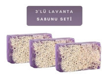 Özden Doğal Kabak Lifli Kabak Lifli-Lavanta Katı Sabun 120 gr