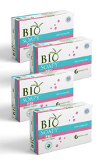 Biosoapy Doğal Mantar Katı Sabun 4x100 gr