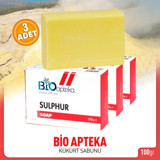 Super Sulphur Kükürtlü Katı Sabun 3x100 gr