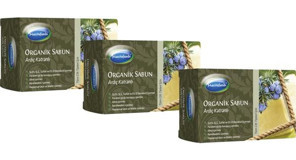 Mecitefendi Organik Ardıç Katranı Katı Sabun 3x125 gr