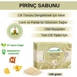 Organicsun Beyazlatıcı Etkili Pirinç Katı Sabun 140 gr