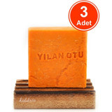 Kaldeon Doğal El Yapımı Yılan Otu Katı Sabun 3x120 gr