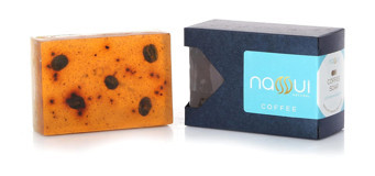 Nassui Natural Doğal El Yapımı Kahve Katı Sabun 120 gr