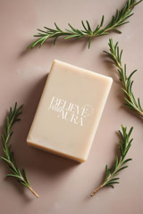 Believe Your Aura Doğal El Yapımı Biberiye Katı Sabun 100 gr
