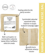 Ravenna Doğal Kabak Lifli Ballı-Kabak Lifli Katı Sabun 100 gr