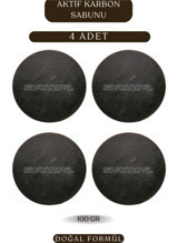 Savonnova Aktif Karbon Aktif Karbon Katı Sabun 4x100 gr