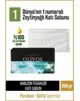 Olivos Doğal Parfüm-Zeytinyağlı Katı Sabun 250 gr