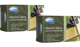 Mecitefendi Organik Kara Üzüm Özlü Katı Sabun 2x125 gr