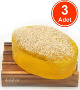 Kaldeon El Yapımı Bıttım-Kabak Lifli Katı Sabun 3x120 gr