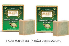 Akiksir Defne-Zeytinyağlı Katı Sabun 2x900 gr