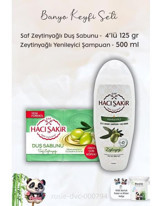 Hacı Şakir Geleneksel Beyaz Katı Sabun-Zeytinyağlı Katı Sabun 4x200 gr