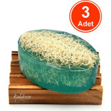 Kaldeon Doğal El Yapımı Kabak Lifli-Okyanus Katı Sabun 3x120 gr