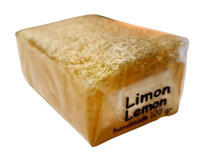 Abu Şifa El Yapımı Doğal Kabak Lifli-Limon Katı Sabun 120 gr