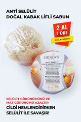 Biolea's Anti Selülit Kabak Lifli Katı Sabun 135 gr