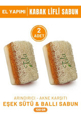 Tala Doğal Bal-Eşek Sütü-Kabak Lifli Katı Sabun 2x120 gr