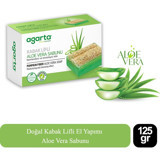 Agarta El Yapımı Doğal Aloe Vera-Kabak Lifli Katı Sabun 2x125 gr