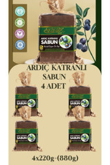 Akiksir Adrıç Katran Katı Sabun 4x220 gr