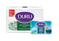 Duru Doğal Beyaz Katı Sabun-Okyanus Katı Sabun 4x150 gr