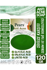 Pears Akne Karşıtı Gliserinli Katı Sabun 120 gr