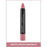 Lollis Crayon No:003 Kalın Mat Dudak Kalemi Pembe