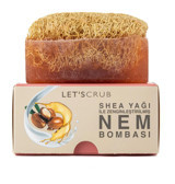 Let'Scrub Doğal Kabak Lifli Ballı-Kabak Lifli-Shea Yağı Katı Sabun 130 gr