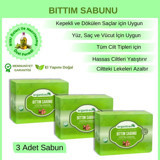 Hanzade Bitkisel Bitkisel Bıttım Katı Sabun 3x140 gr