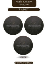 Savonnova Aktif Karbon Aktif Karbon Katı Sabun 3x100 gr